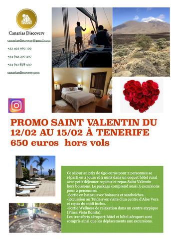 Promoción San Valentin/ Promotion Saint Valentin